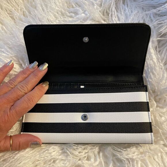 KUT from the Kloth striped trifold Billfold NWT - Picture 4 of 7
